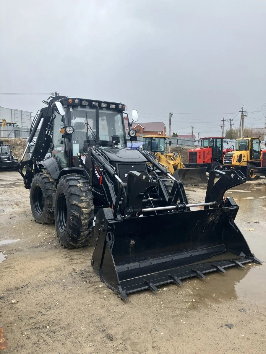 Экскаватор погрузчик Shanmon 388H