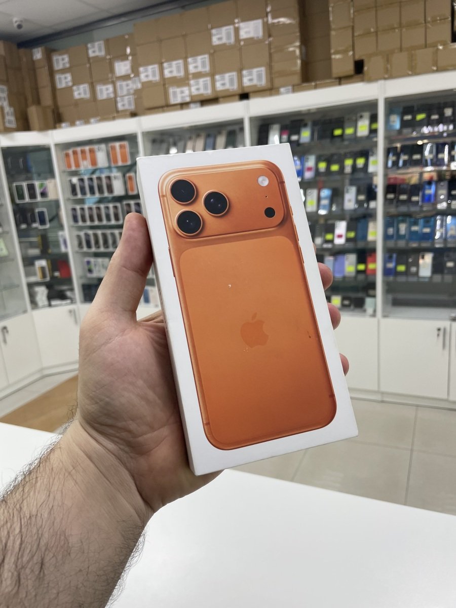Айфон 17про Мах/256/новый с сим картой есть исламская рассрочка без пе