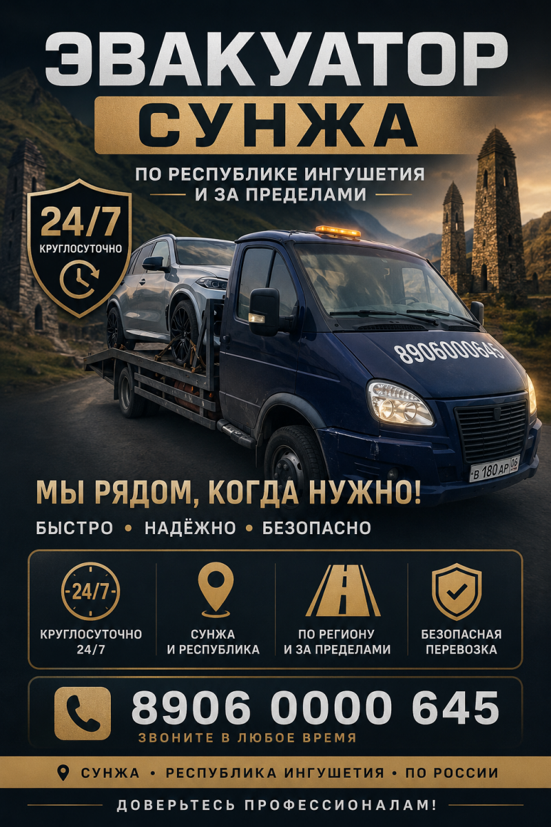 Эвакуатор по РИ и дальше