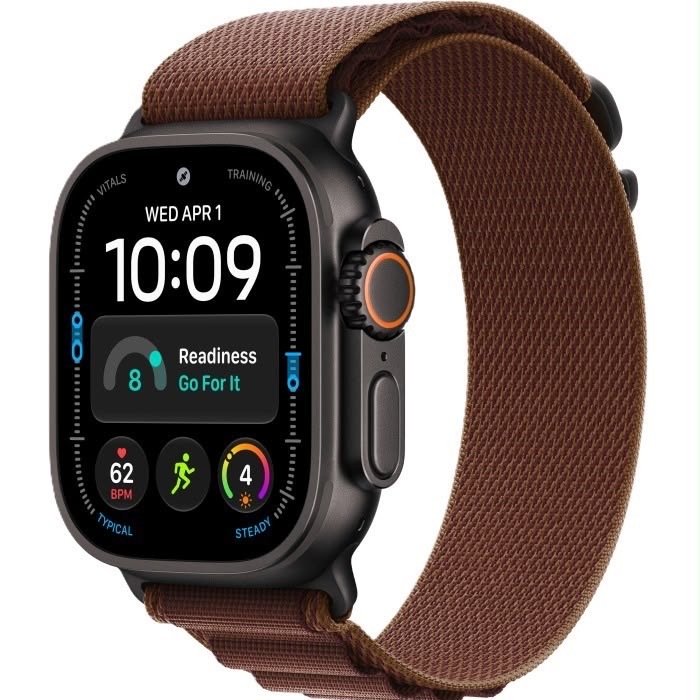 Apple Watch Ultra 4 Black / Burgundy Alpine Loop