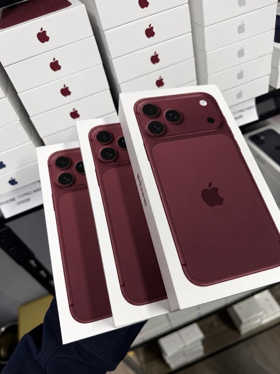 18 PRO MAX 256GB  Burgundy 🍏Новый✅